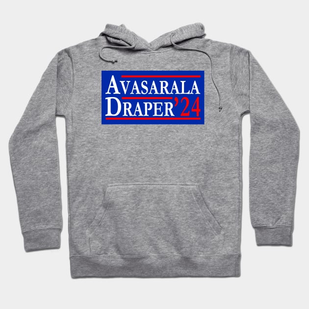 Avasarala Draper Candidates Earth Mars Belt Elections 2024 Hoodie by Electrovista